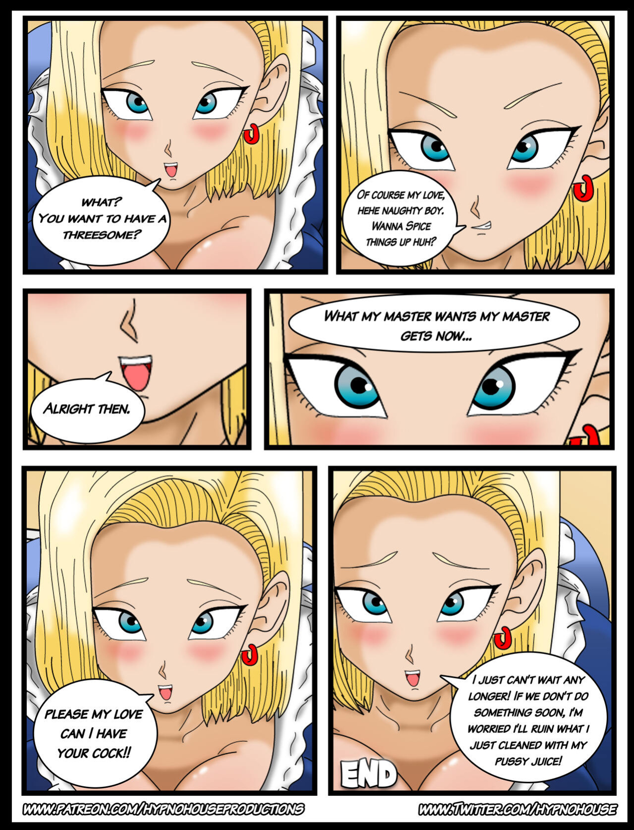 [Hypno House] Double Feature Android 18 & Bulma is Yours!