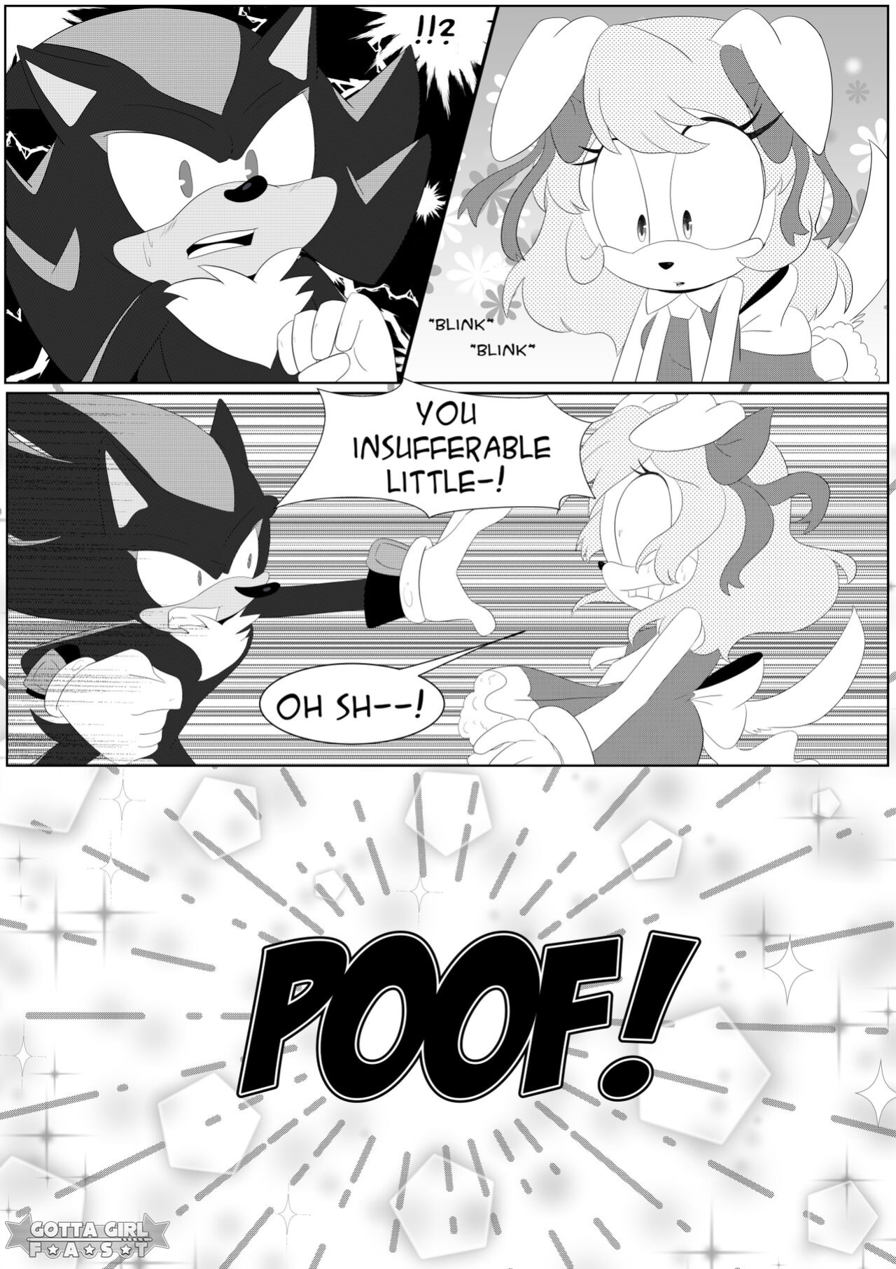 [FLuffyTG] Gotta Girl Fast #1: Shadow