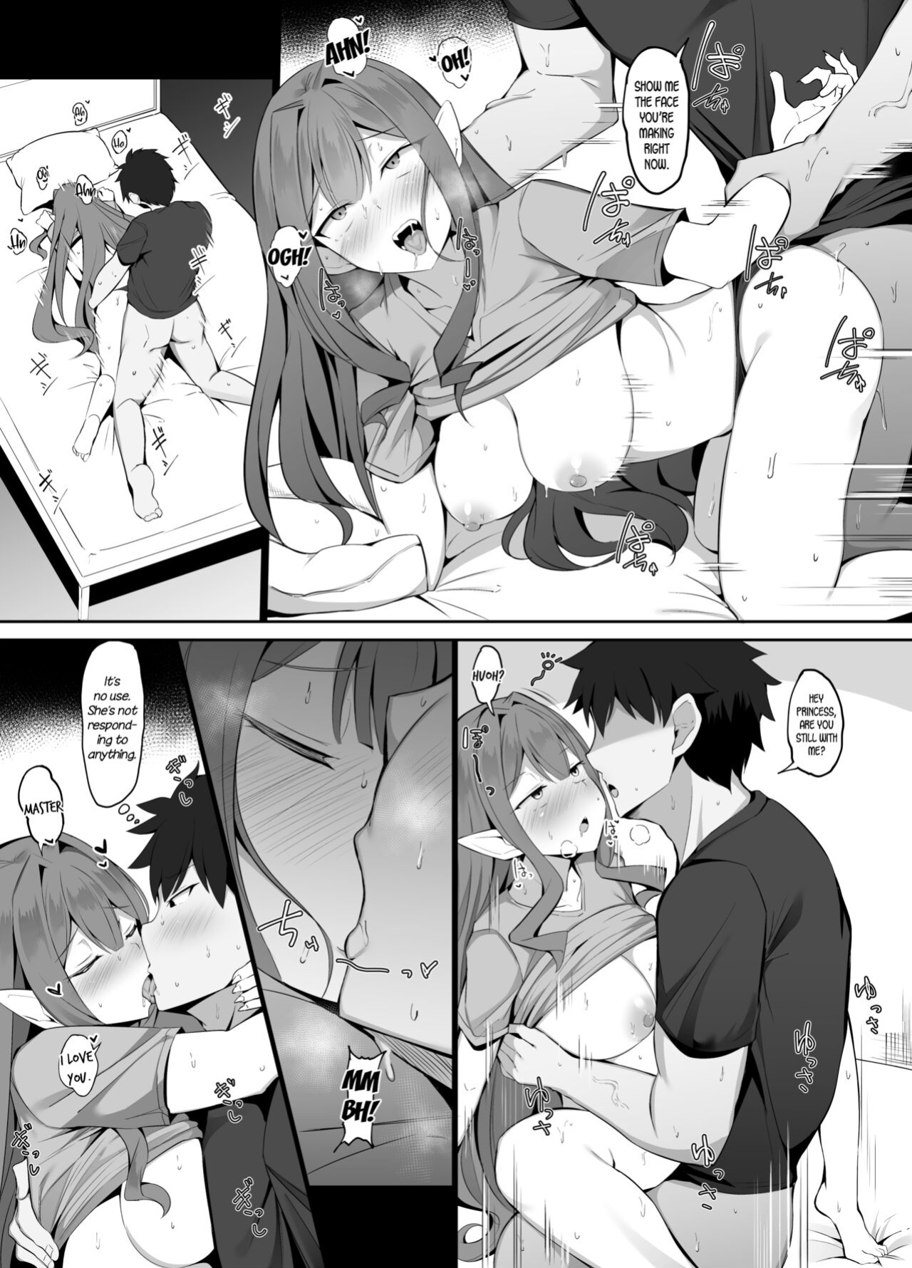 [Corundum] Master and Baobhan Sith-san He's Suuuuuper Close With (Fate/Grand Order) [LunaticSeibah]