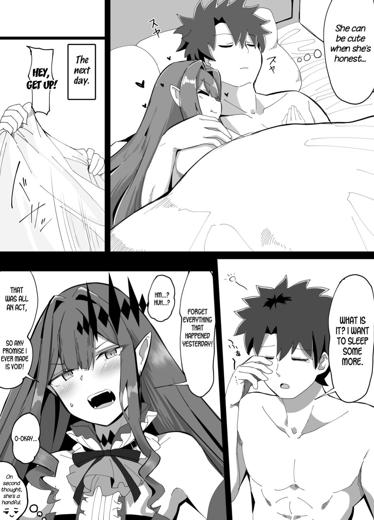[Corundum] Master and Baobhan Sith-san He's Suuuuuper Close With (Fate/Grand Order) [LunaticSeibah]