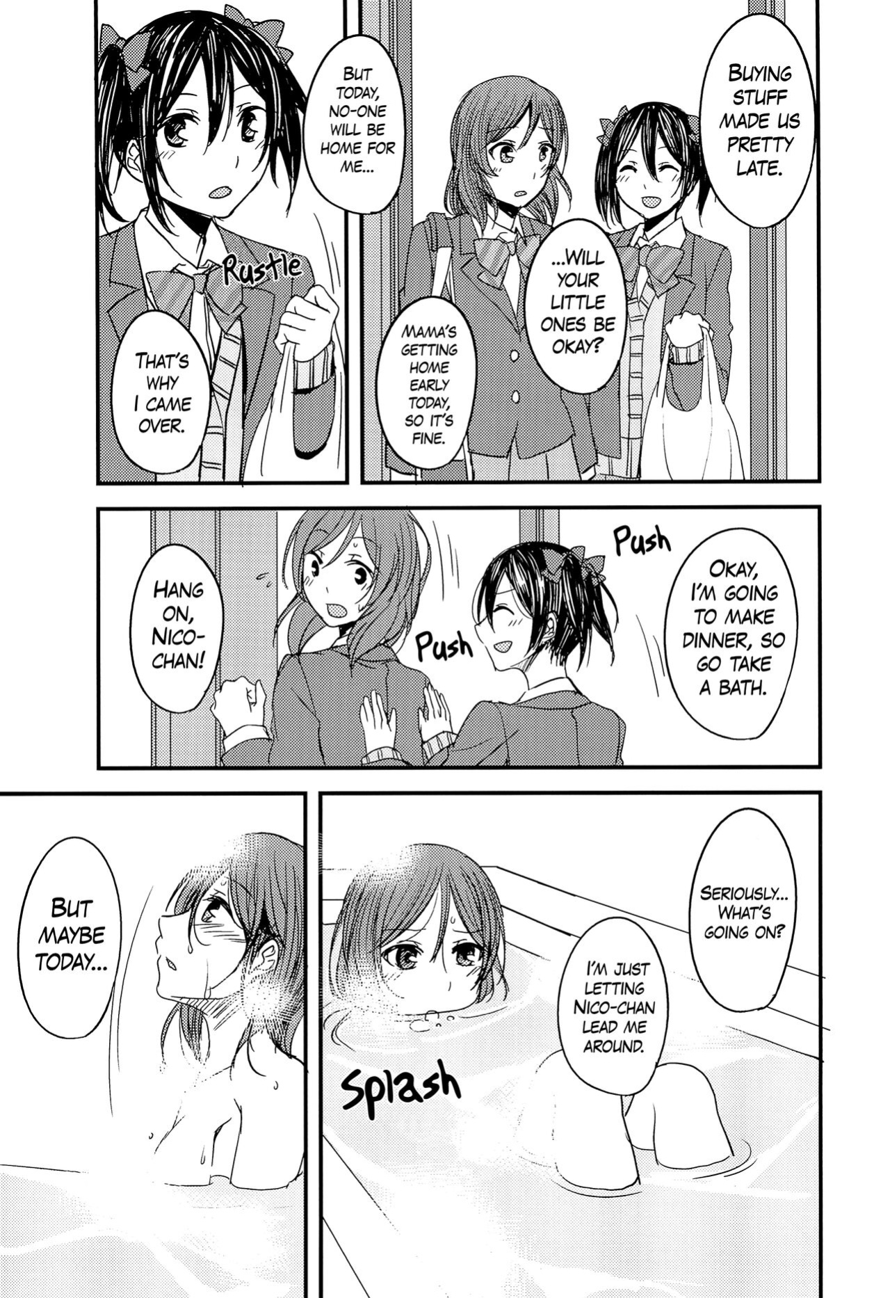 (C89) [CablegramHB (Aki Hen)] Te to Te, Me to Me. | Hand in Hand, Eye to Eye. (Love Live!) {Rinruririn}