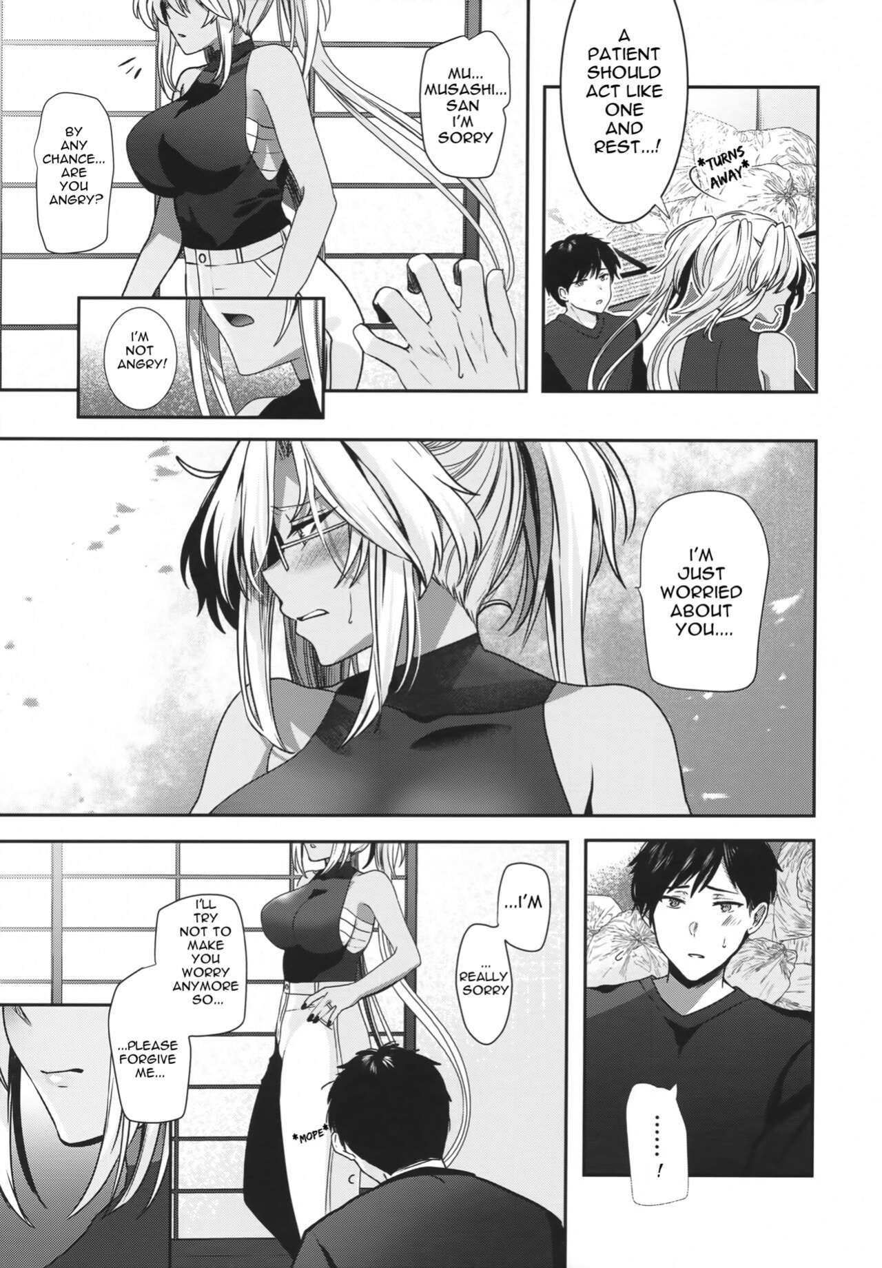(C100) [Marosaan (Yunamaro)] Musashi-san no Yoru Jijou Anata no Ai Kagi Hen (Kantai Collection -KanColle-) [Carl]