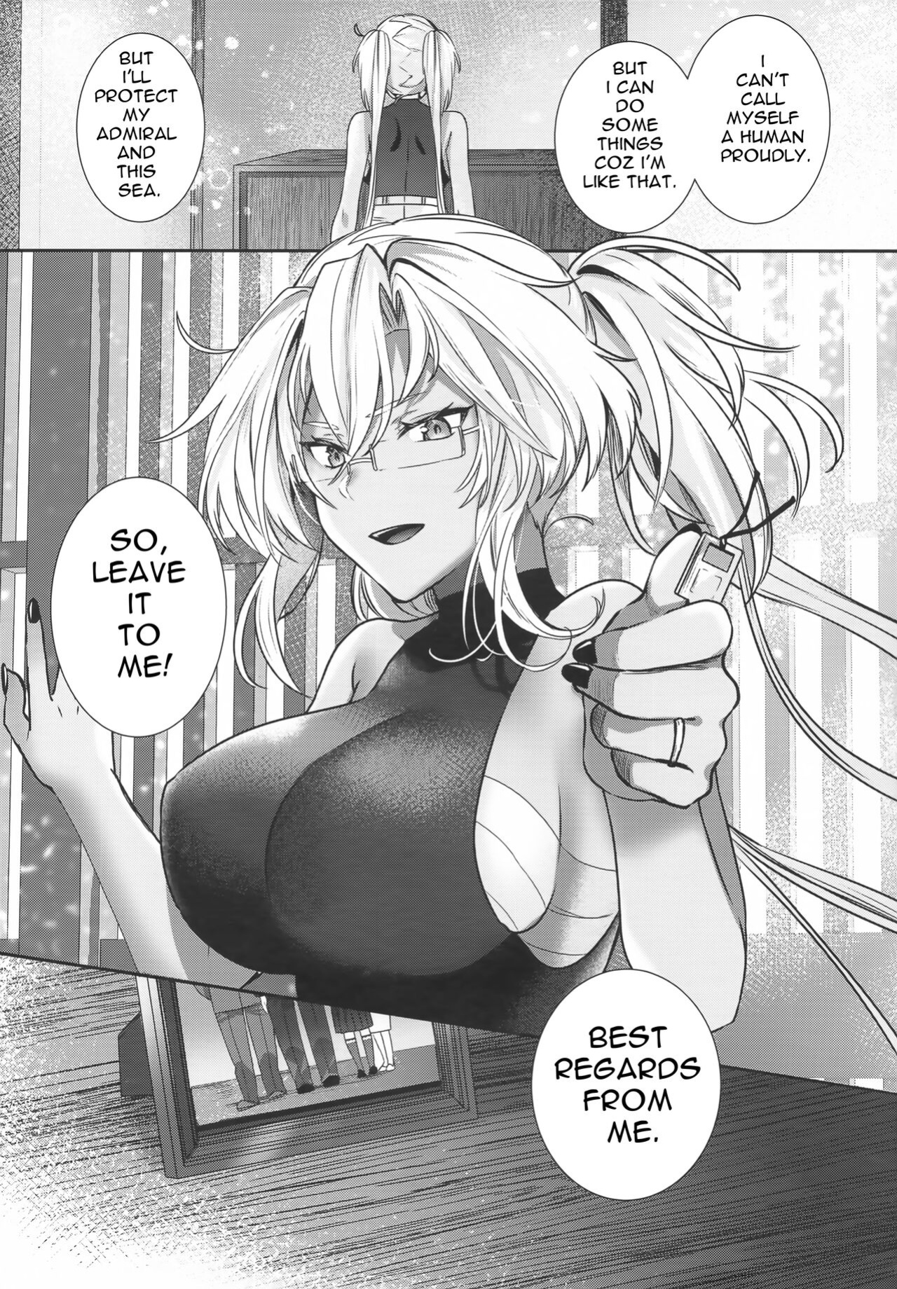 (C100) [Marosaan (Yunamaro)] Musashi-san no Yoru Jijou Anata no Ai Kagi Hen (Kantai Collection -KanColle-) [Carl]