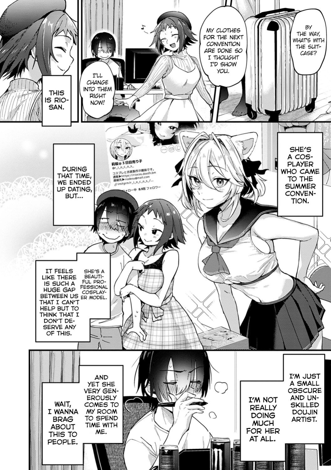 [Gosaiji] Do Doujin Artists Dream of Cosplayer Girlfriends? Doujin Sakka wa Reiya Kanojo no Yume wo Miruka [CHLOEVEIL]