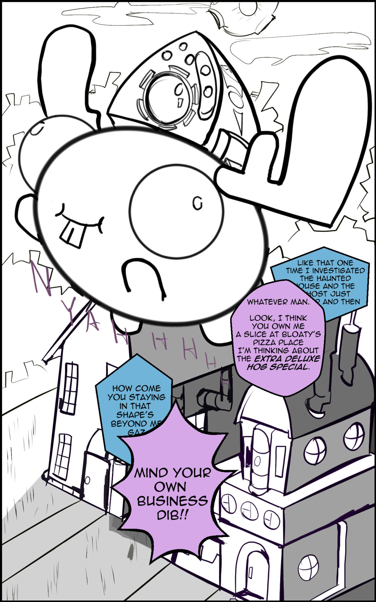 [Anont] Gaz Sleep Over (Invader Zim)