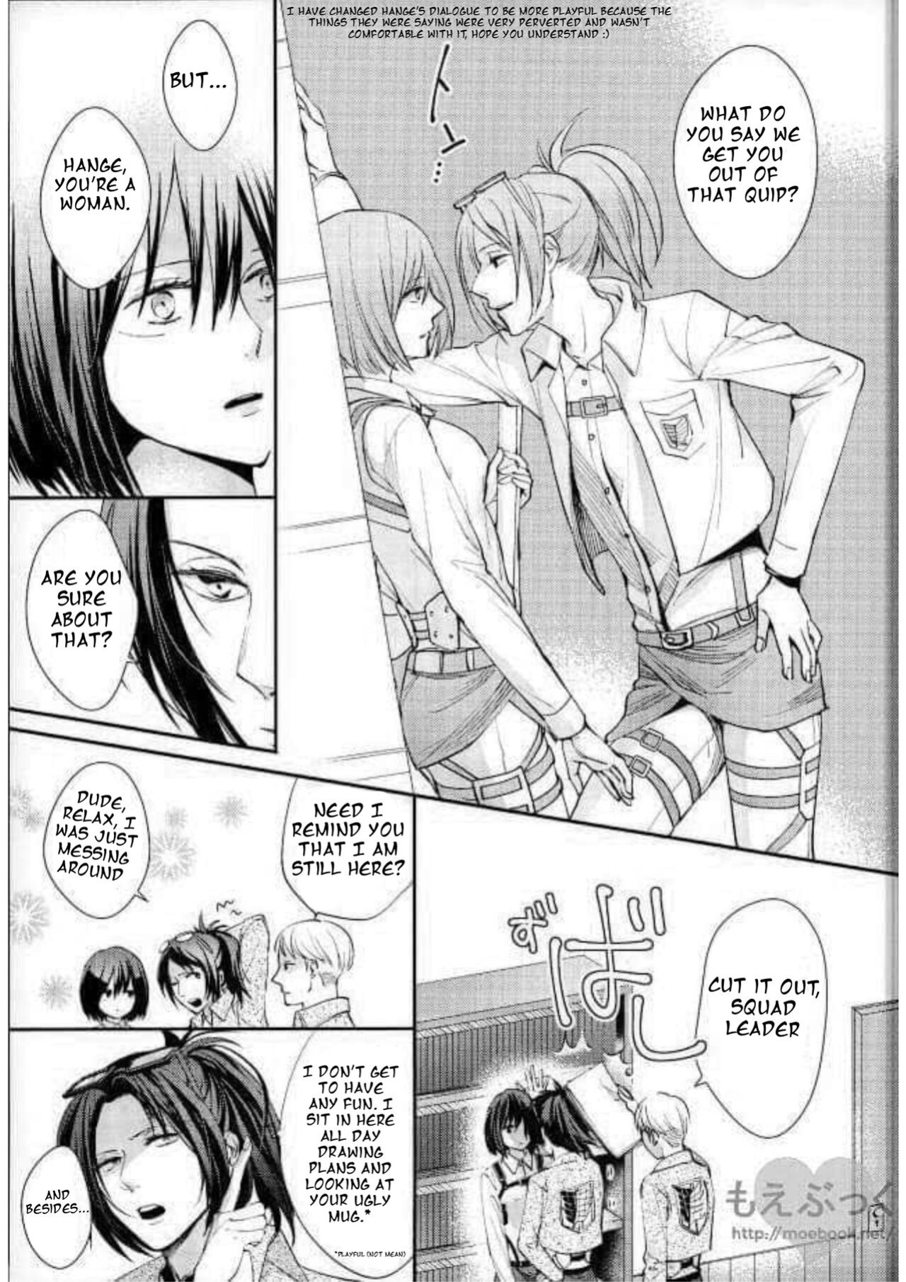 I Can't Wait by Sakuragawanaa (Attack on Titan Levi x Mikasa Doujin) English Translation