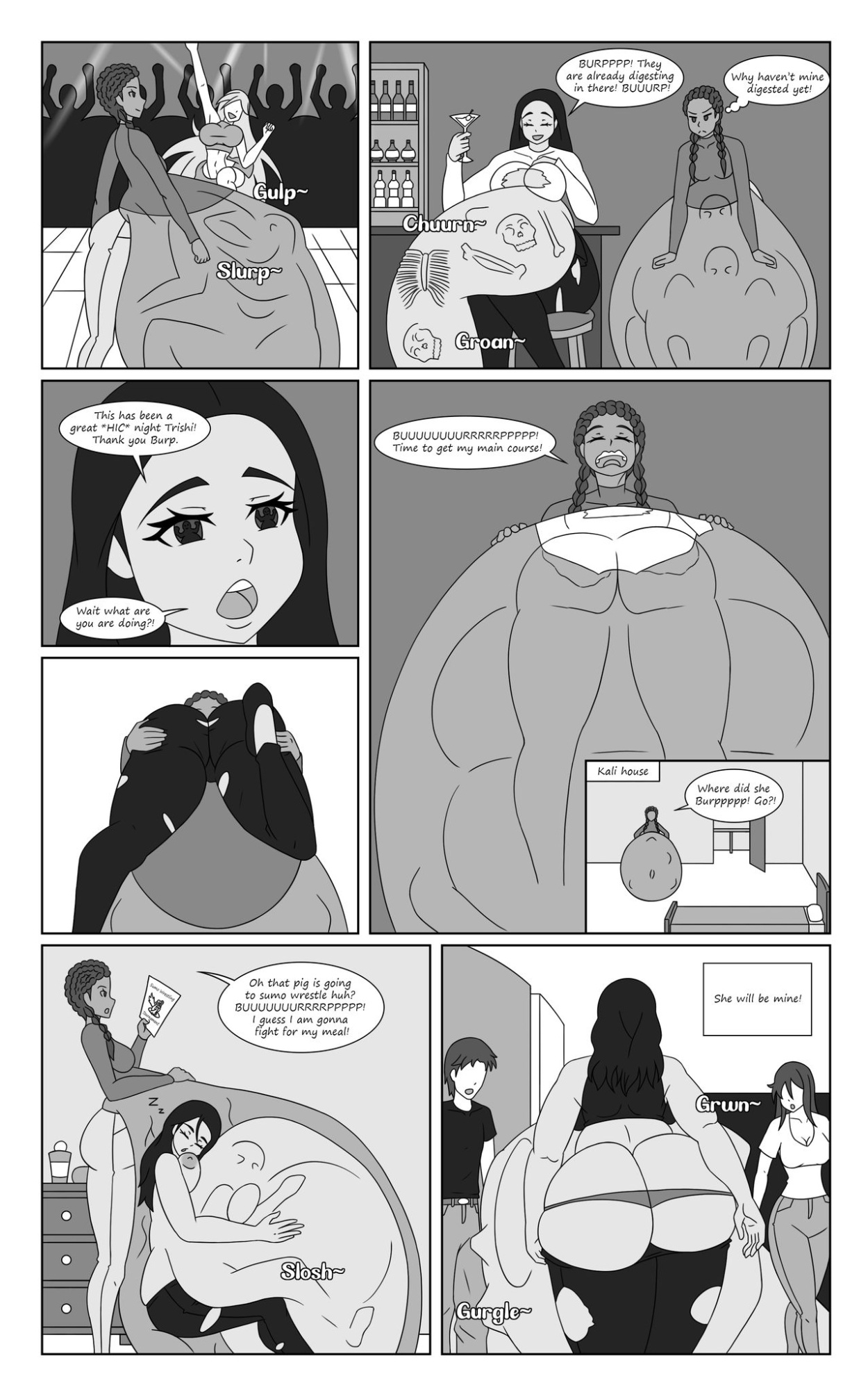 [knightGoose] Wrestling Weight Gain