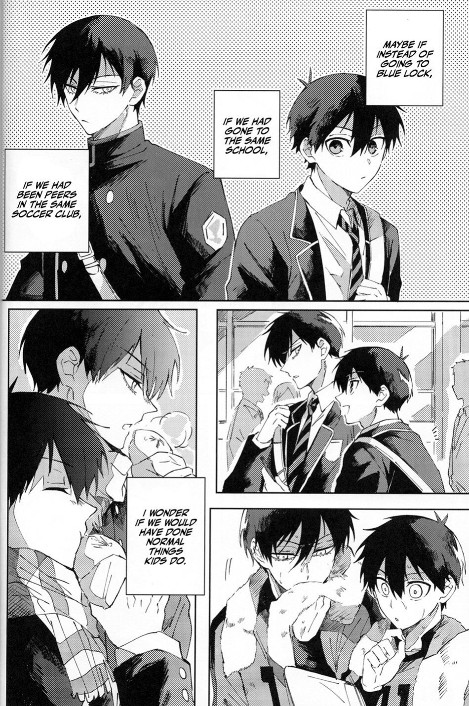 (Seishun Egoism2) [Momo no Sake (Nekomanma)] Seishun-tte Donna Aji? | Taste of Youth (Blue Lock)