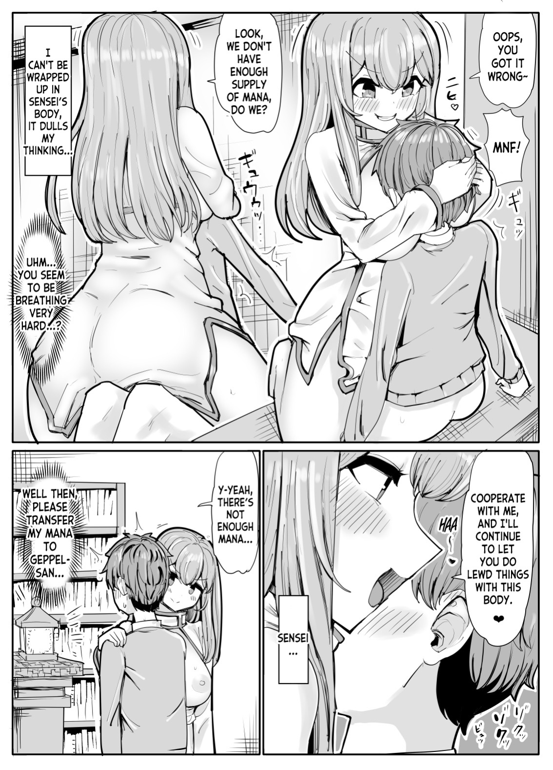 [tsuniverse (Yuniba)] Mage Teacher Possession Manga (Fantia) [desudesu]