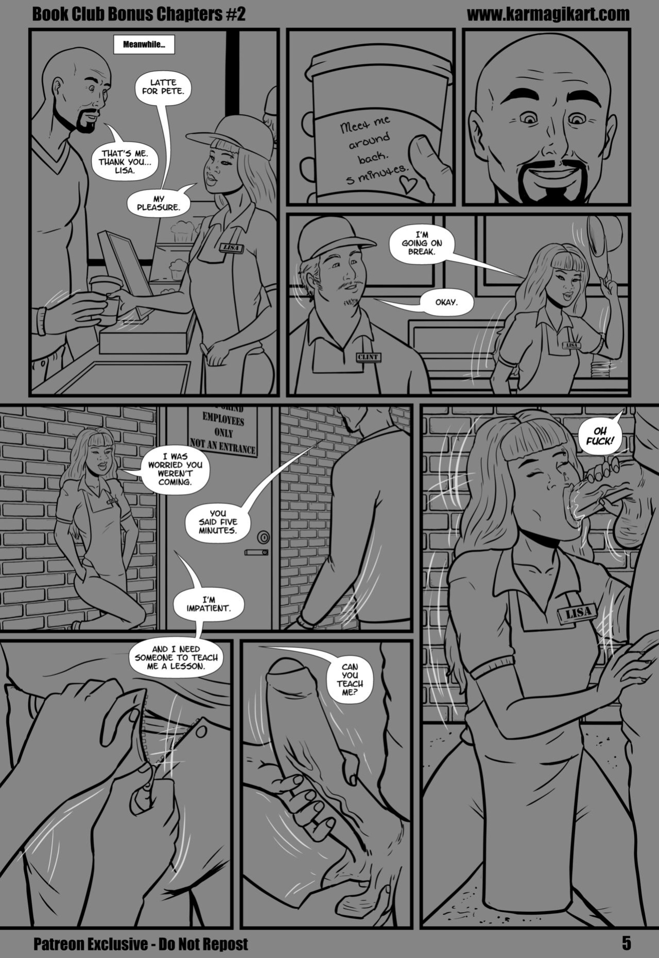 [Karmagik] Book Club: Bonus Chapters #2 [B&W / sketch]