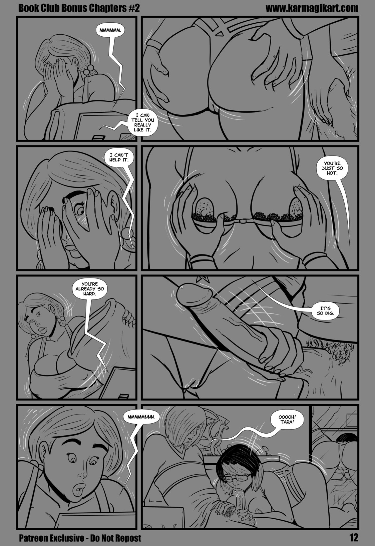 [Karmagik] Book Club: Bonus Chapters #2 [B&W / sketch]