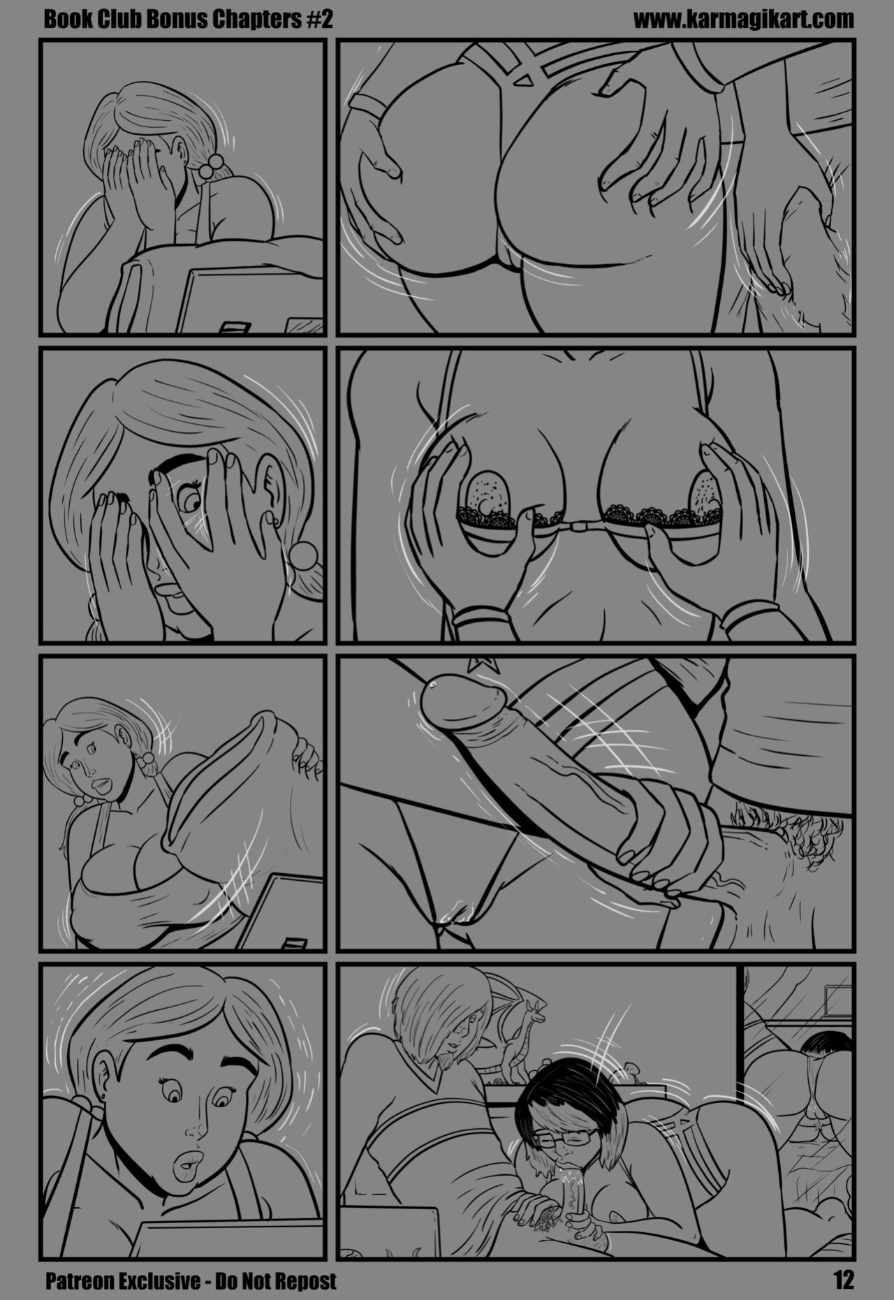 [Karmagik] Book Club: Bonus Chapters #2 [B&W / sketch]