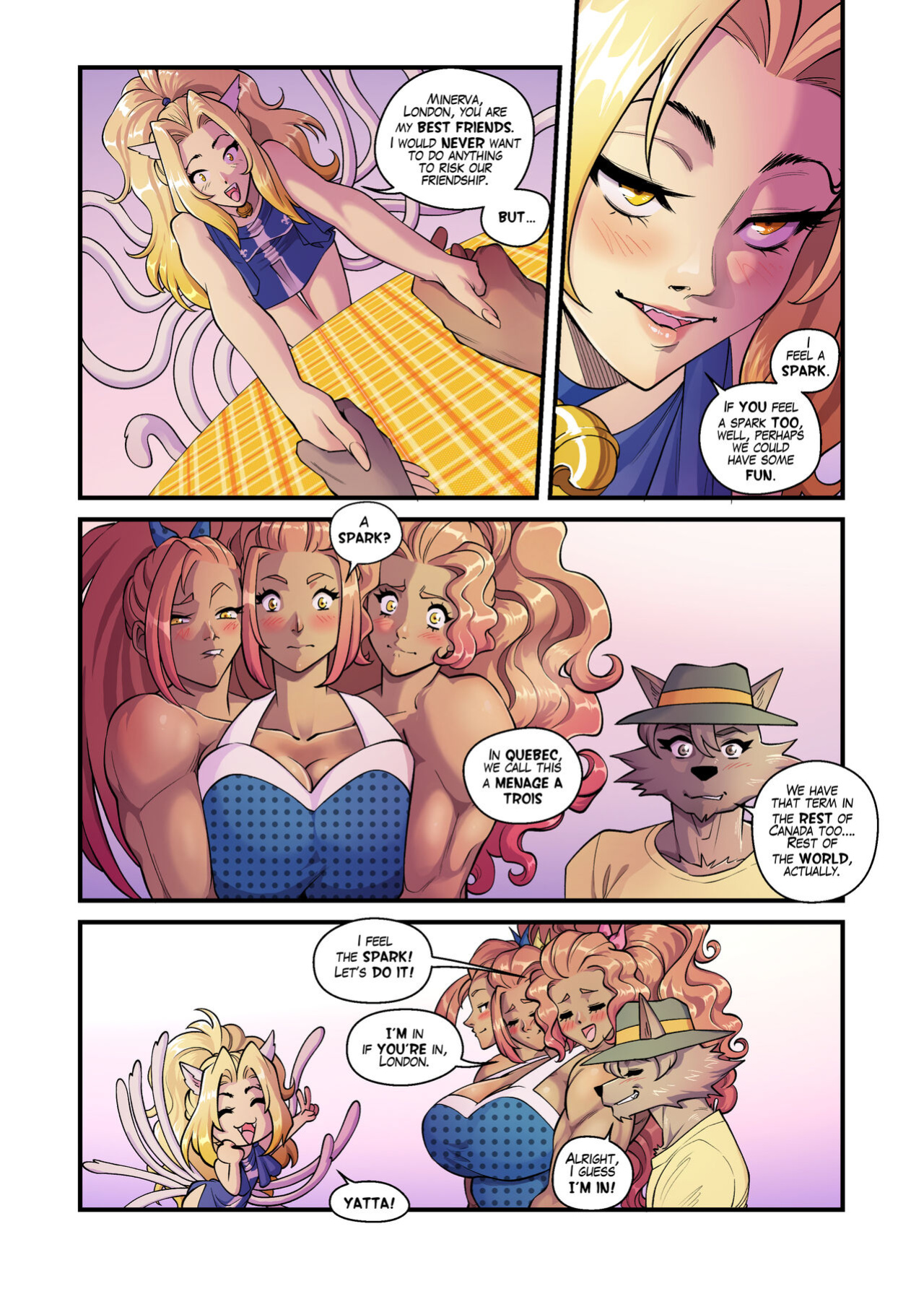 Katt x Minerva x London Part 2 (Spinnerette)