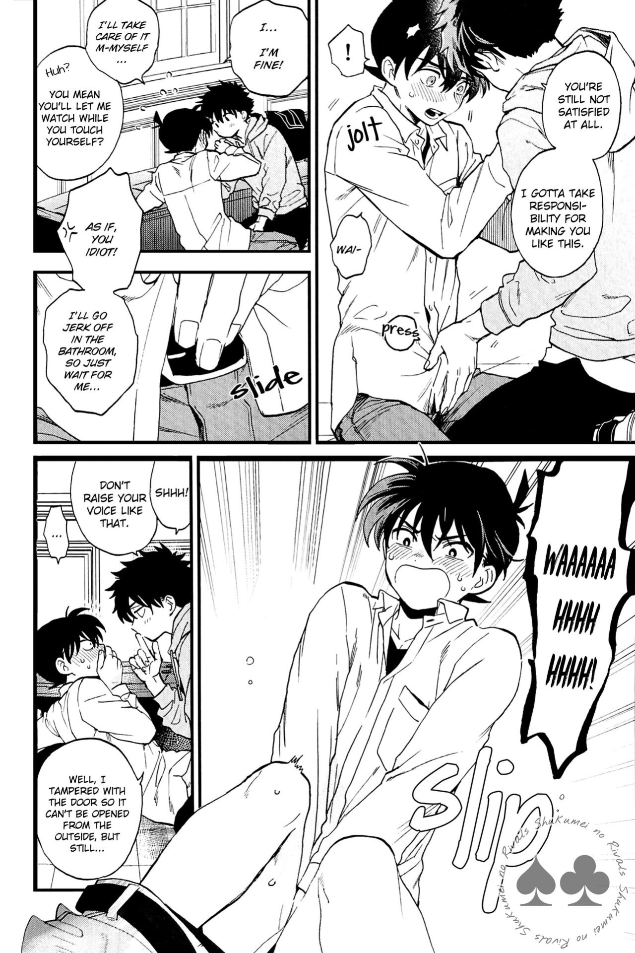 (Himitsu no Ura Kagyou 23) [LOG (M2GO)] Himtsu wa Amai (Detective Conan) [Shukumei no Rivals]