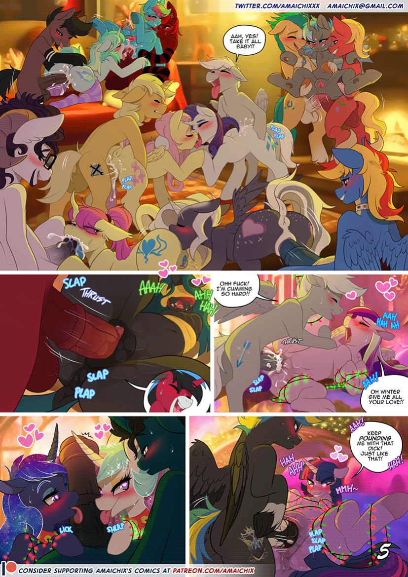 [Amaichix] Let it Blow! Let it Blow! Let it Blow! (My Little Pony Friendship Is Magic)