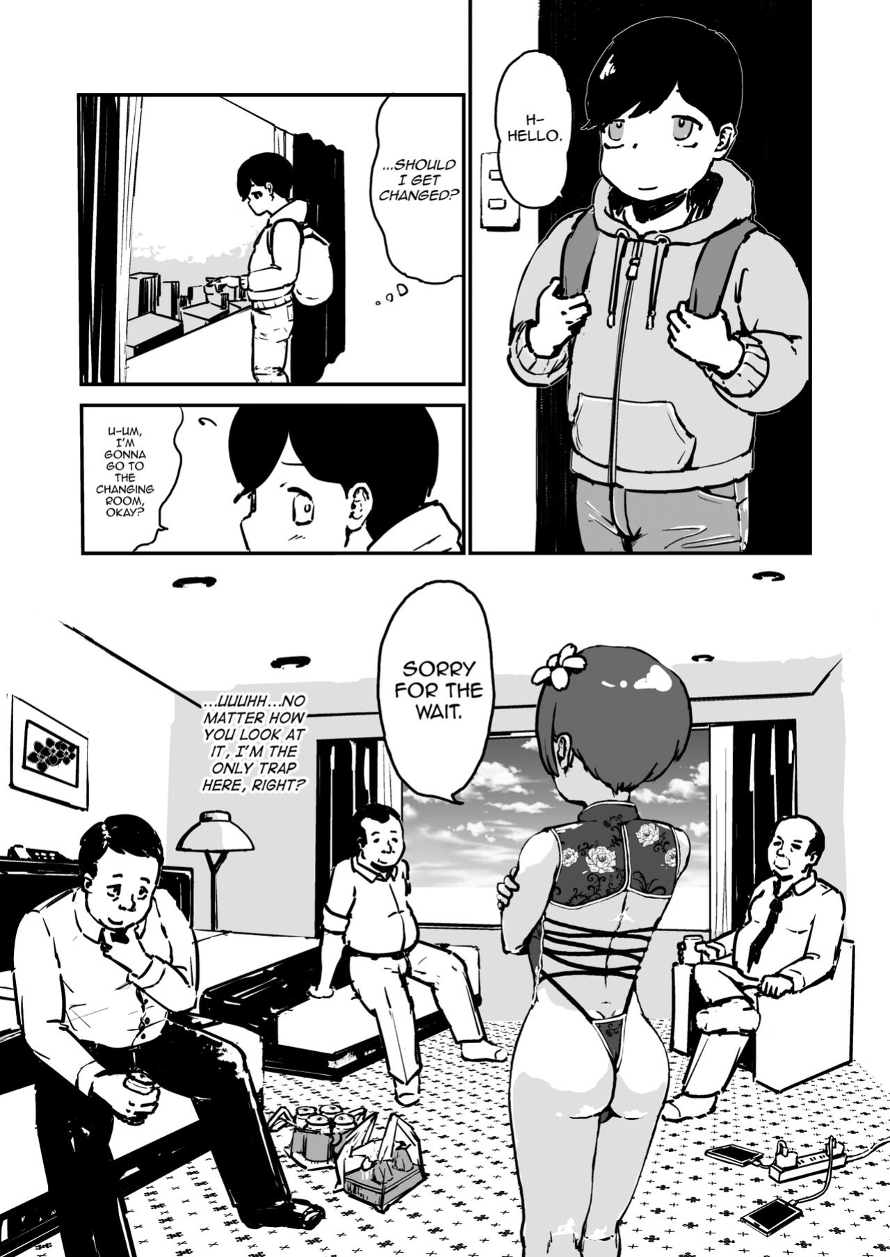 [Three Parts (Sanbu Kousaku)] Otokonoko Before After [mysterymeat3]