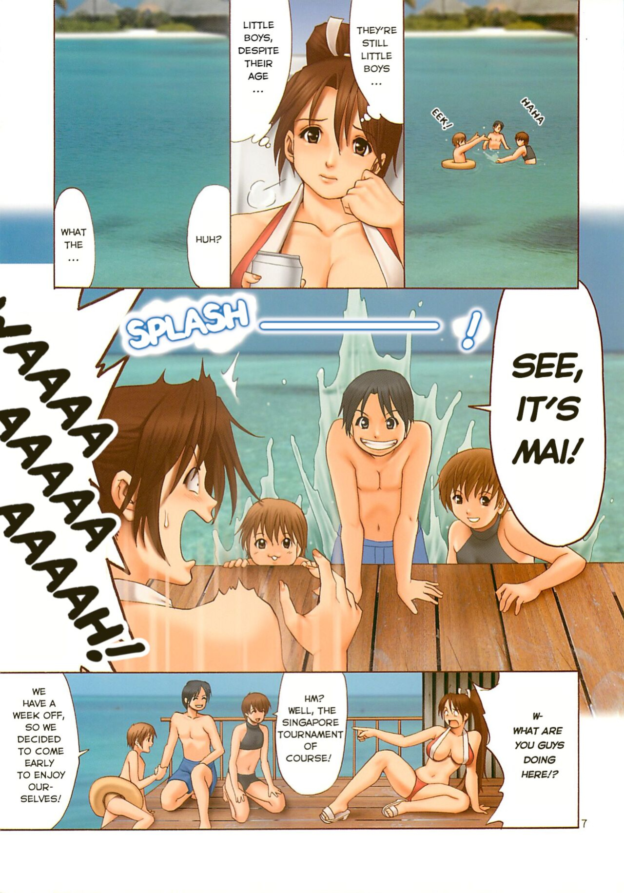 (C66) [Saigado] Yuri & Friends Full Color 7 (King of Fighters) [WannaSS]