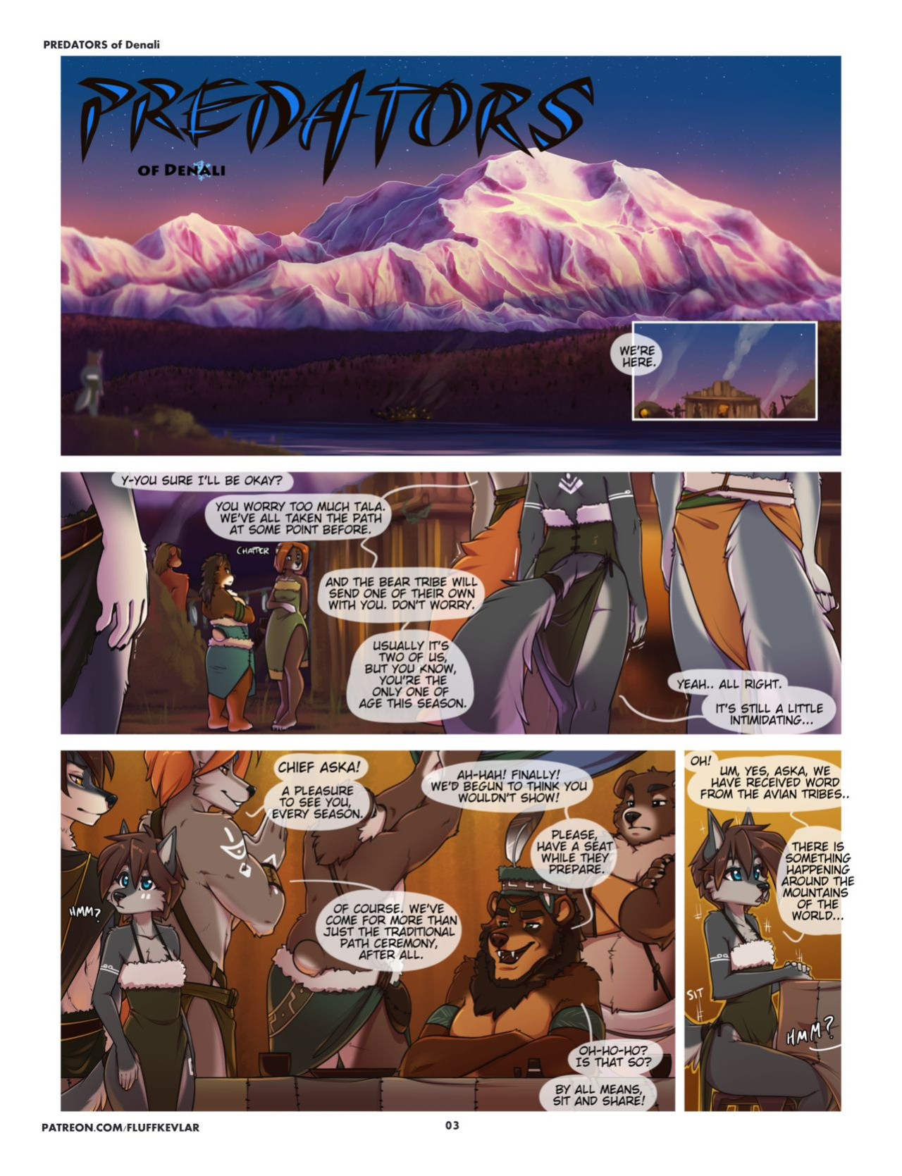 [Fluff-Kevlar] Predators of Denali (W/ Extras)