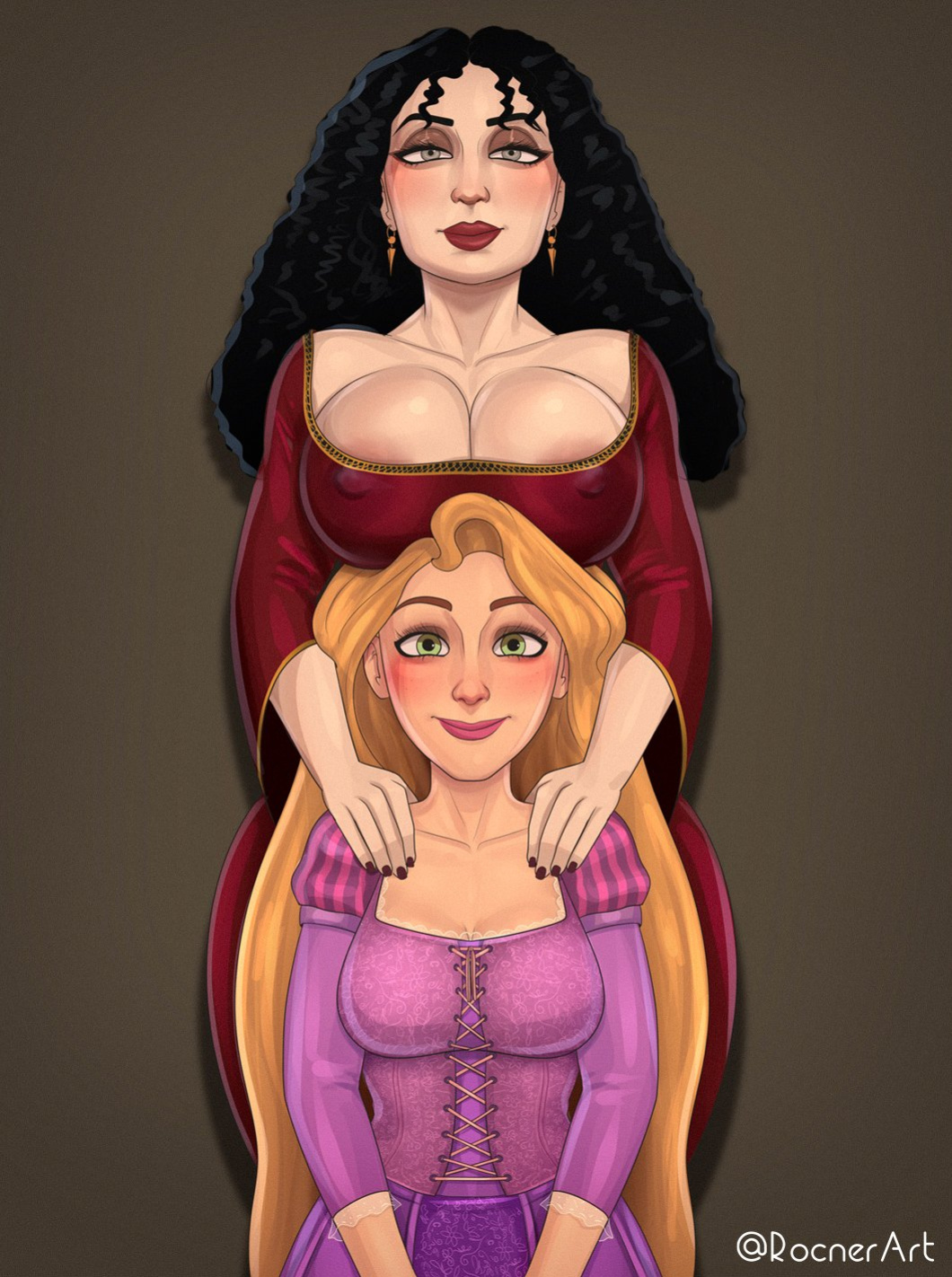 [Rocner] Mother Gothel x Rapunzel (Tangled)