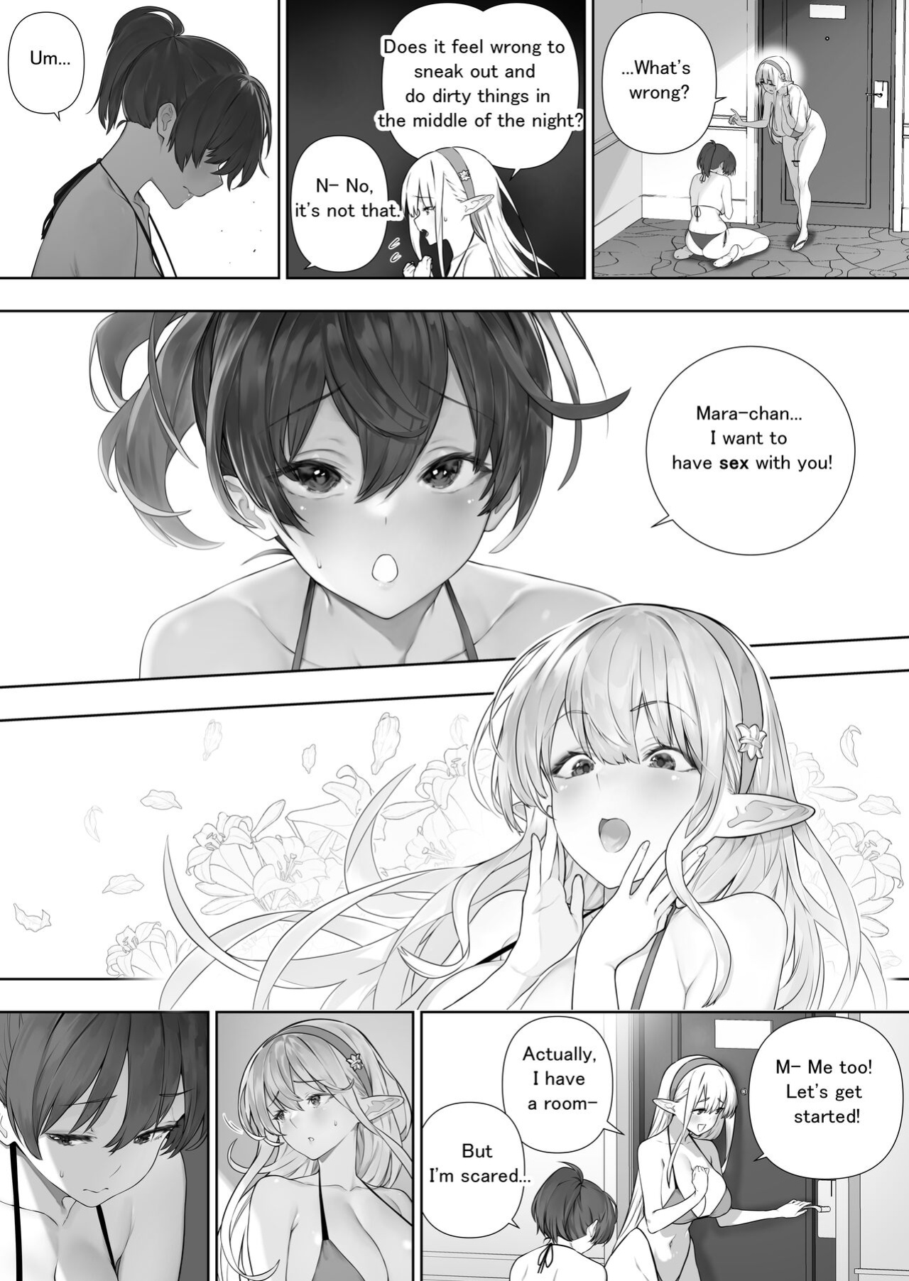 [Kawakami Masaki] Futanari no Elf
