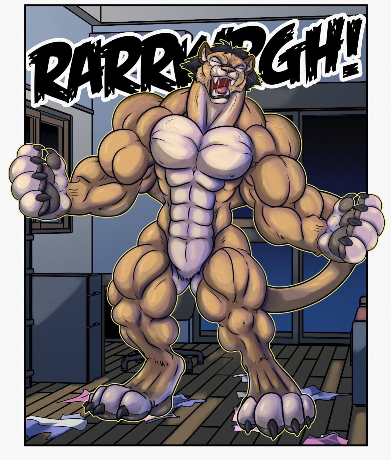 [Black-Rat (Keanon Woods)] Muscle Kitty