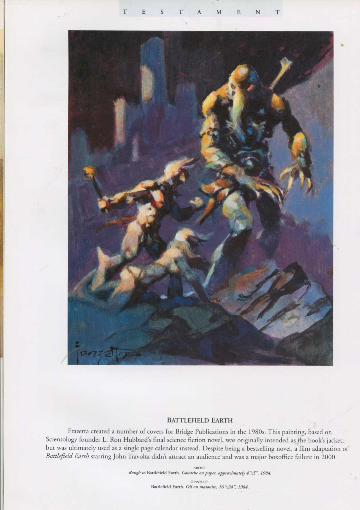 Testament: A Celebration of the Life and Art of Frank Frazetta