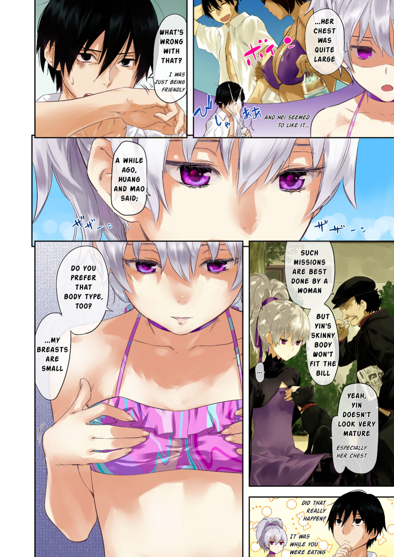 [Ajisaidenden (Kawakami Rokkaku)] Oppai de Yin-chan Hon (Darker than Black: The Black Contractor)