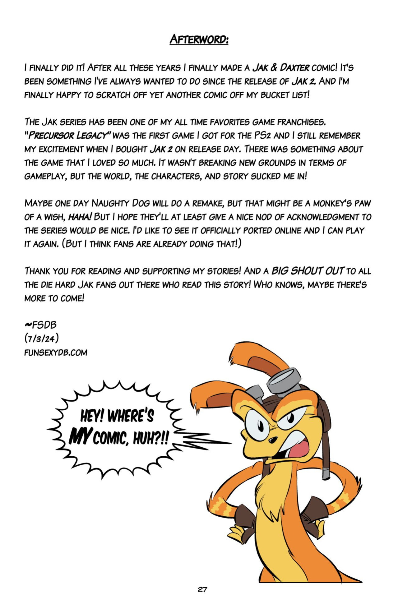 [FunsexyDB] Jak and Ashelin: Stakeout