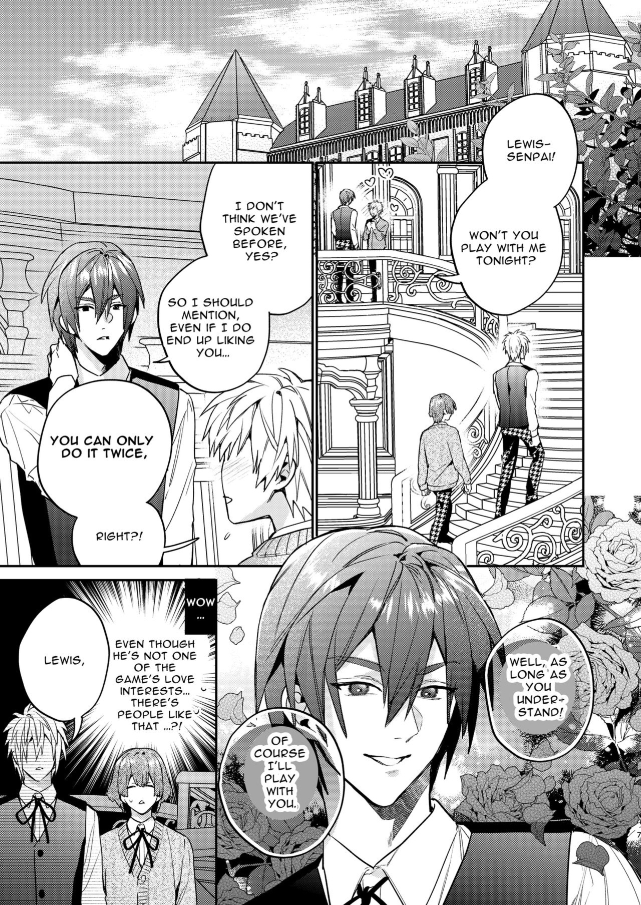 [niwaniwa (Oova Akiru)] Tensei Mob wa BL-gee no Sekai de Hamerare Kouryakusaremashita!? 2 | Sex with the Love Interest! But I'm an NPC! 2 [Bean Works]