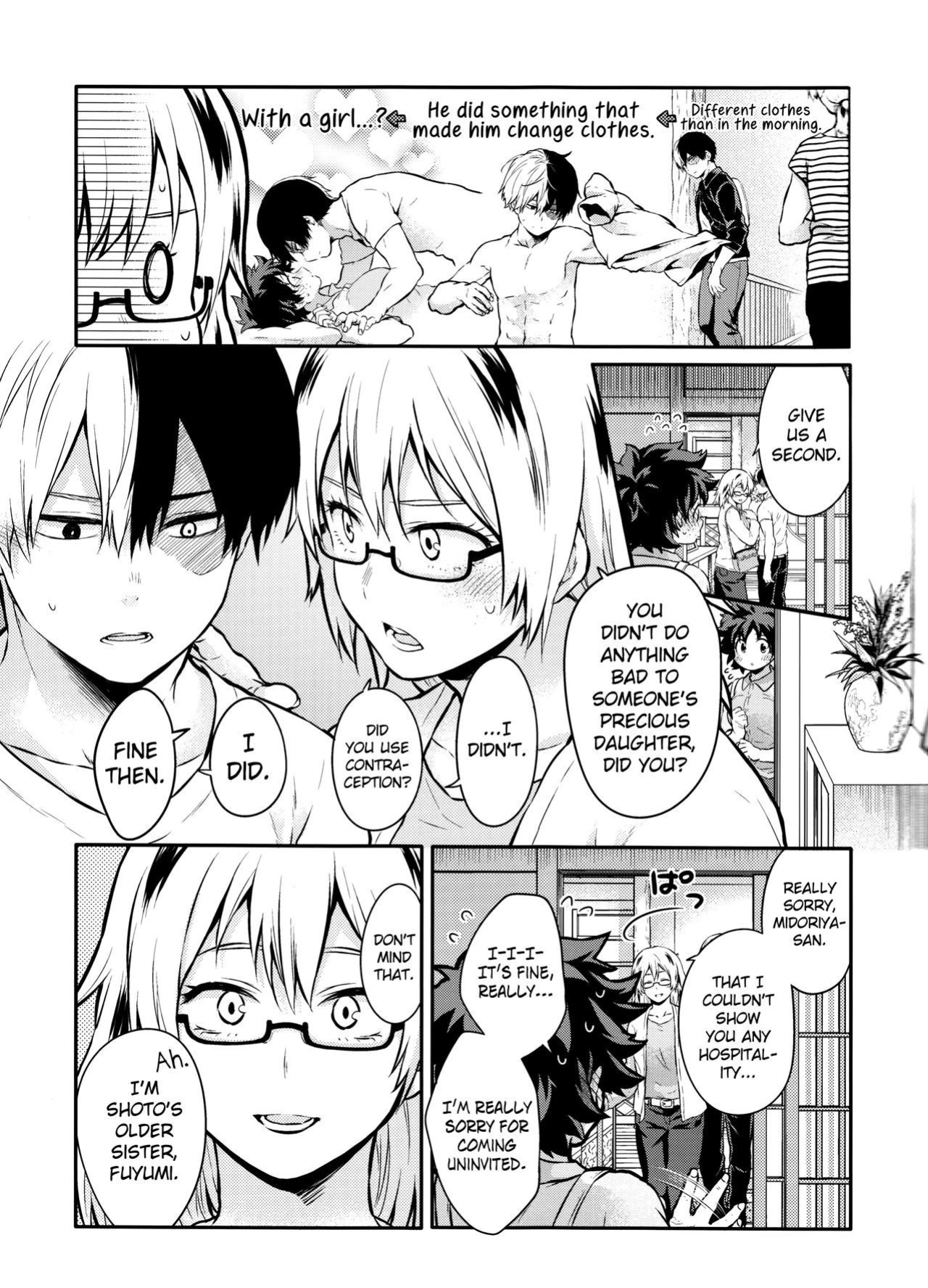 [Kyujitsusyukkin (Chikaya)] Love Me Tender - Another Story Boku no Hero Academia (Casual Scans)