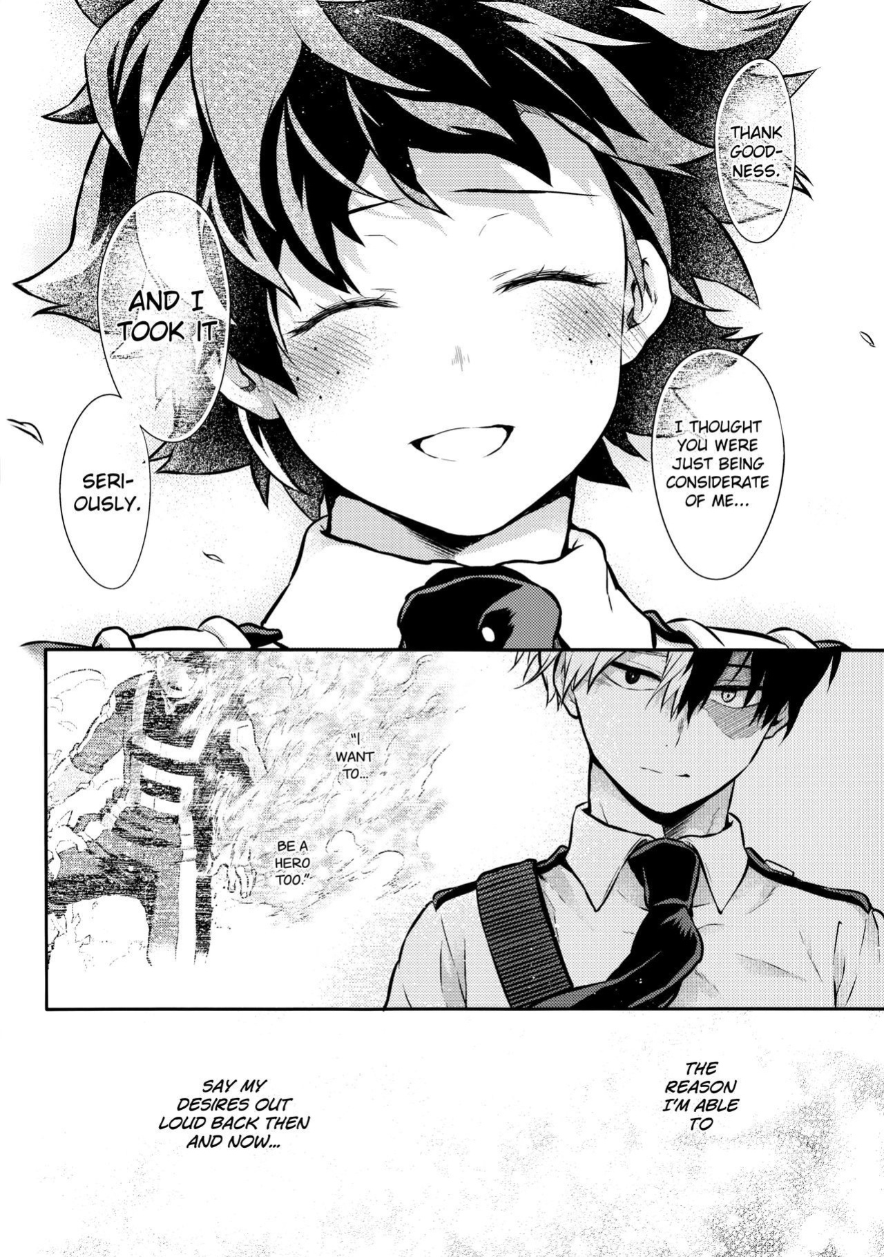 [Kyujitsusyukkin (Chikaya)] Love Me Tender - Another Story Boku no Hero Academia (Casual Scans)