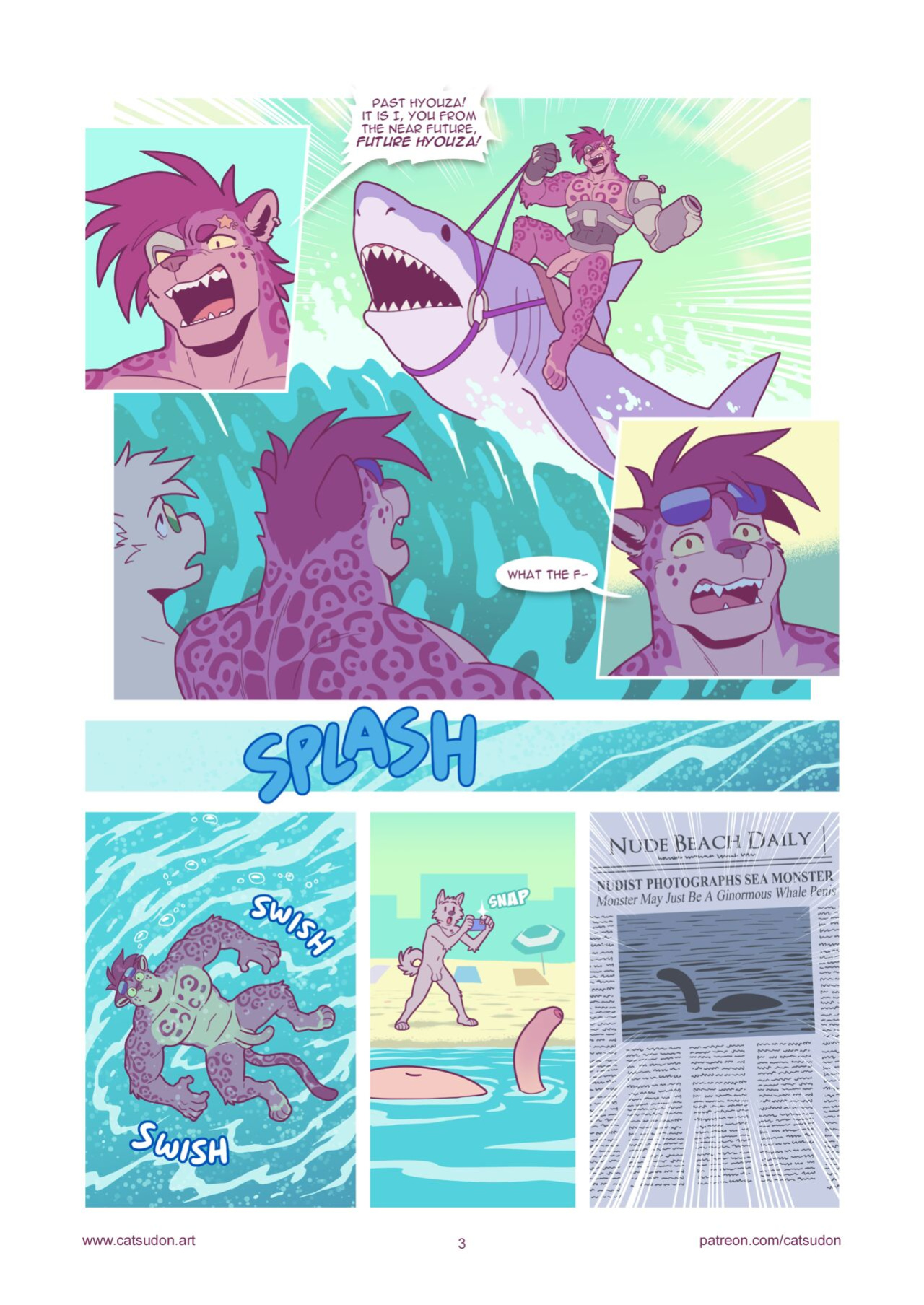 Hyouza Goes To The Nude Beach Actually