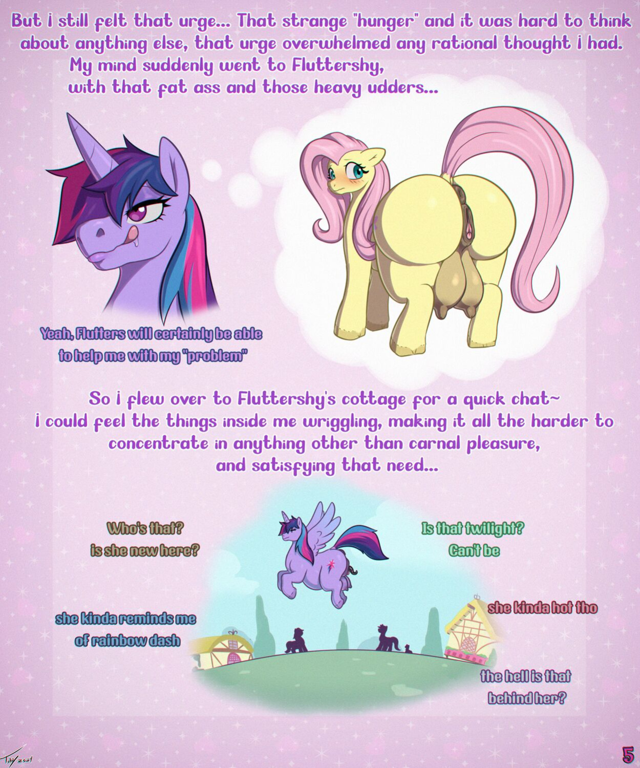 [toby art] Twilight Sparkle and the curse of the hungry cunt
