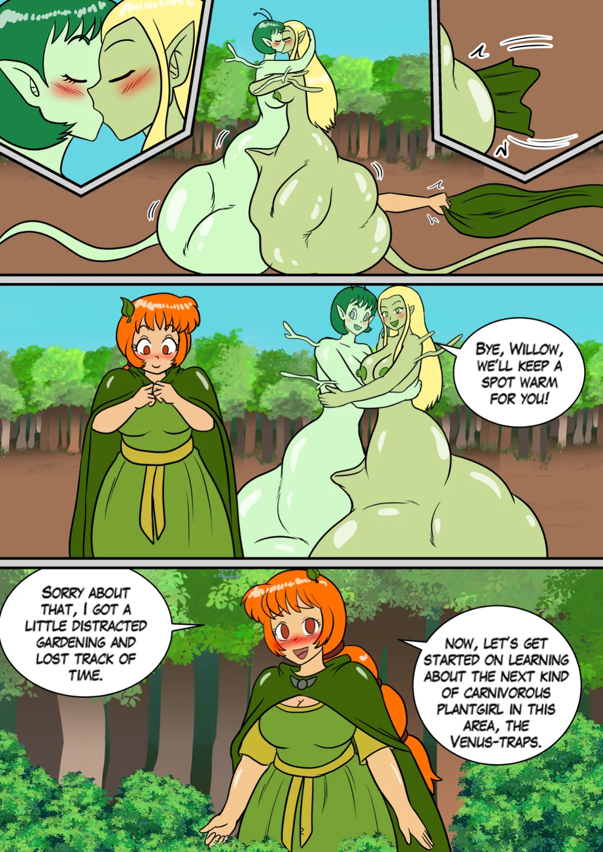 [LadyDrasami] Willow's Guide to Carnivorous Plantgirls Vol. 2: Venus-Traps
