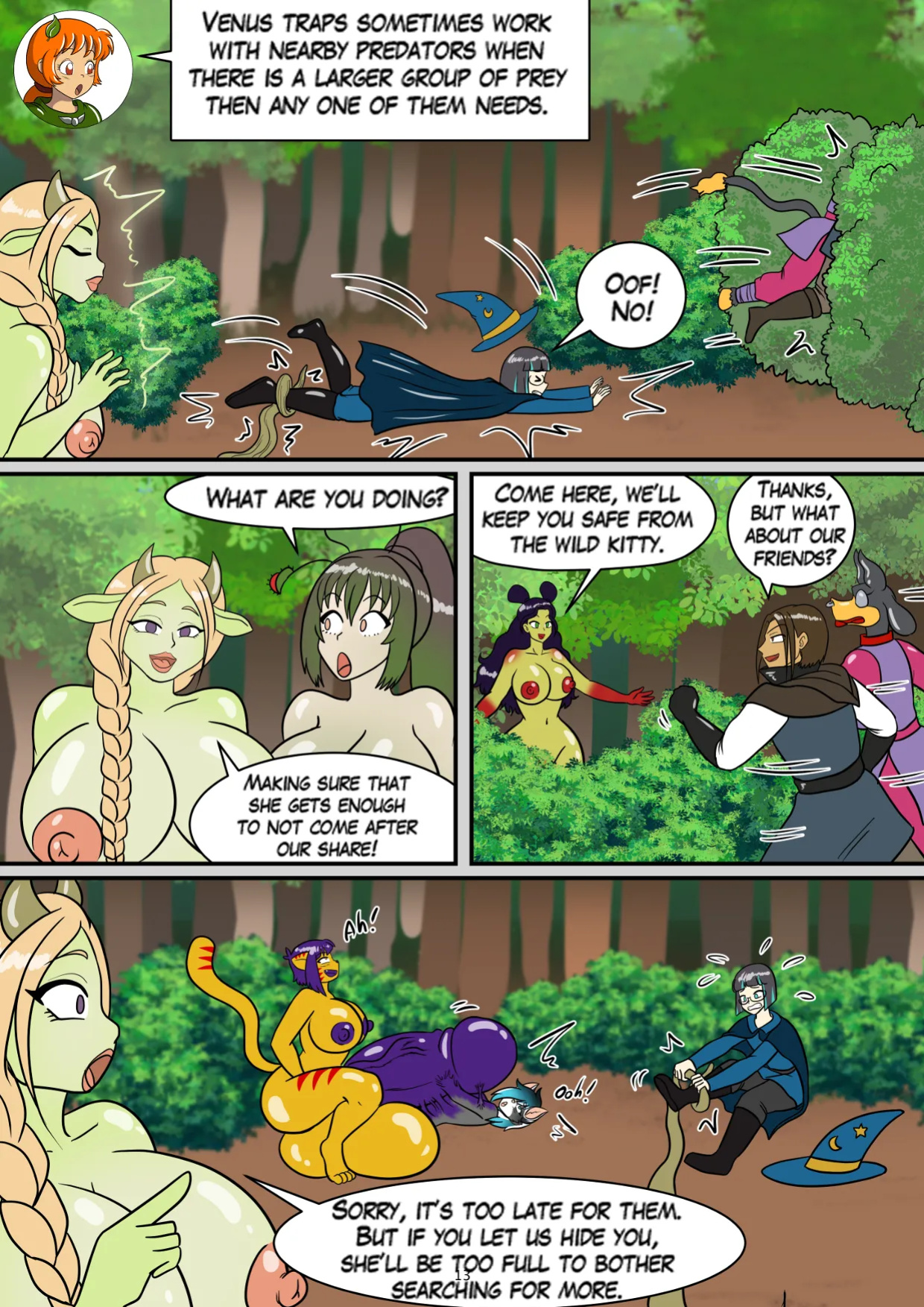 [LadyDrasami] Willow's Guide to Carnivorous Plantgirls Vol. 2: Venus-Traps