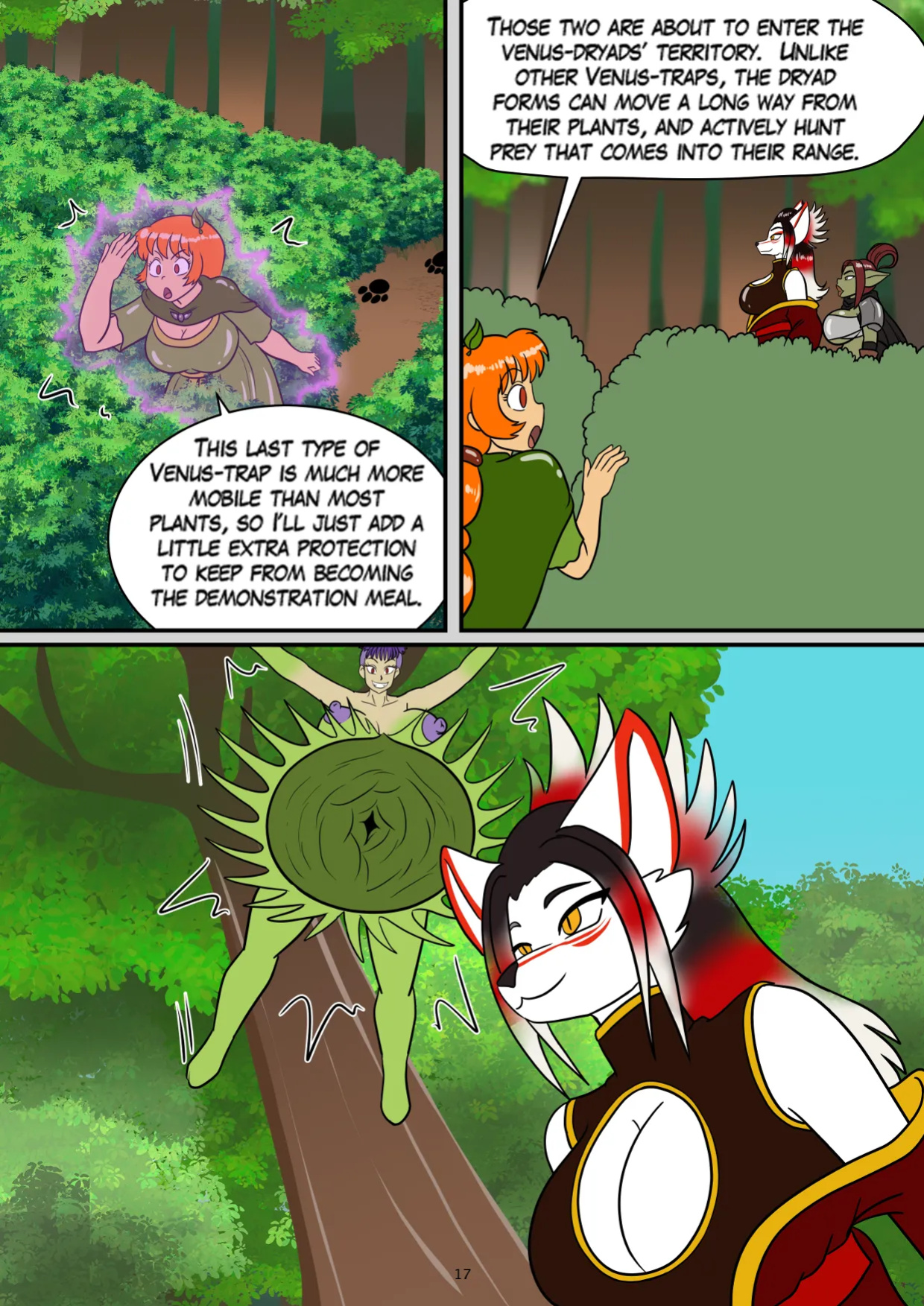 [LadyDrasami] Willow's Guide to Carnivorous Plantgirls Vol. 2: Venus-Traps