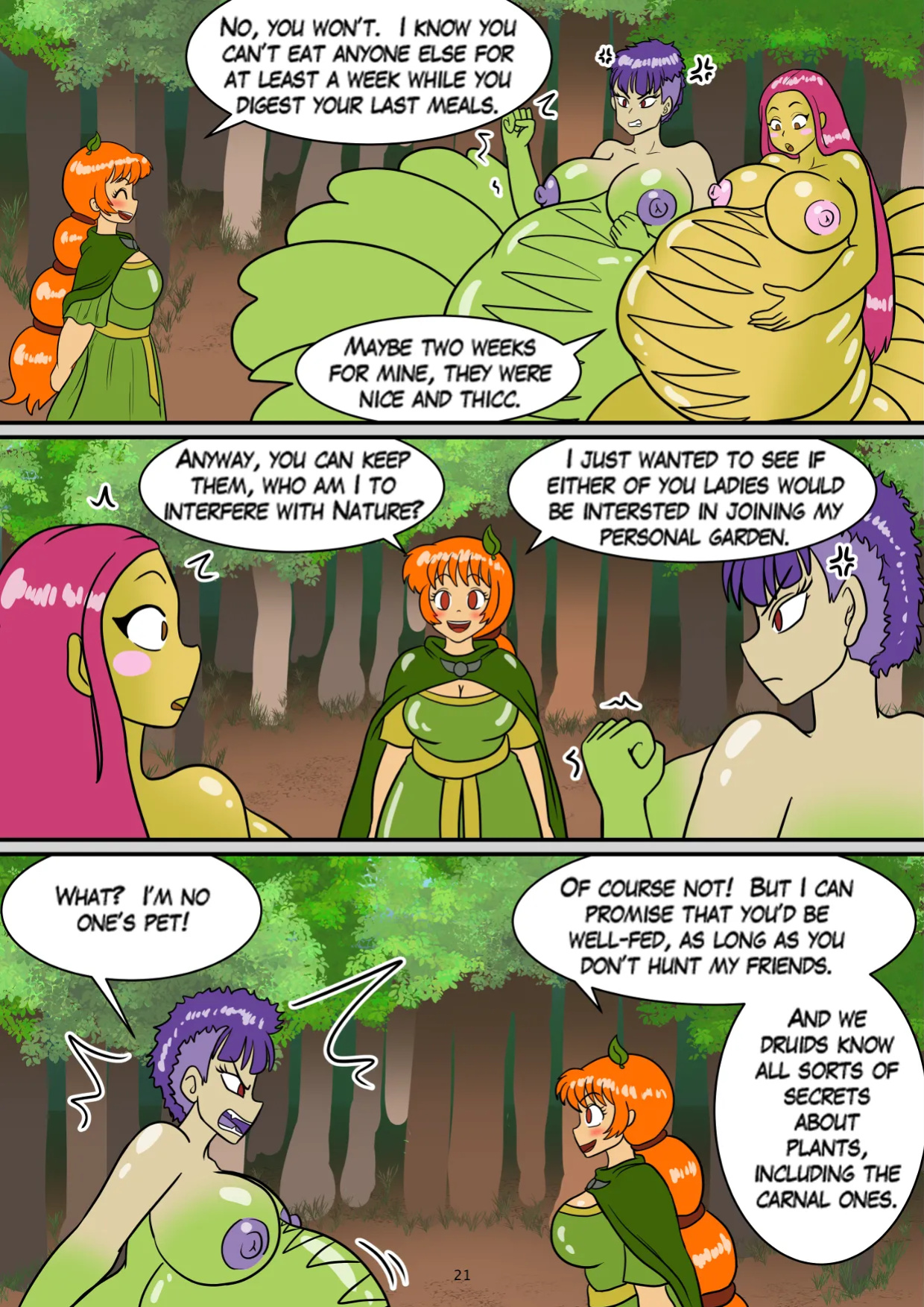[LadyDrasami] Willow's Guide to Carnivorous Plantgirls Vol. 2: Venus-Traps