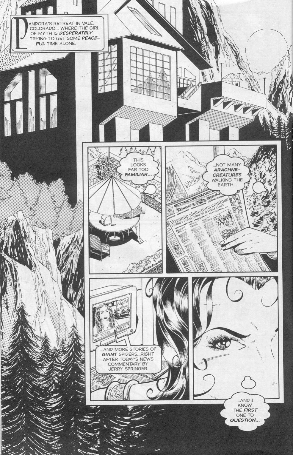 [Mike Wolfer] Pandora / Widow #1: Arachnephobia