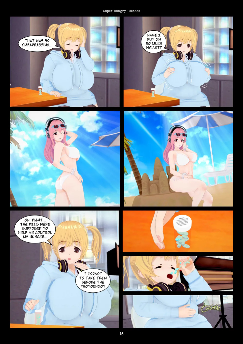 Super Hungry Pochaco