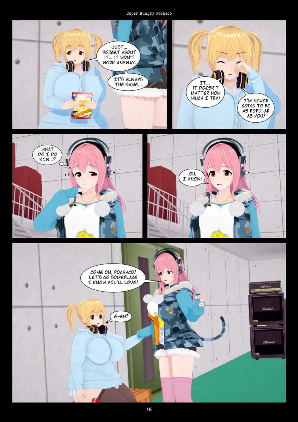 Super Hungry Pochaco