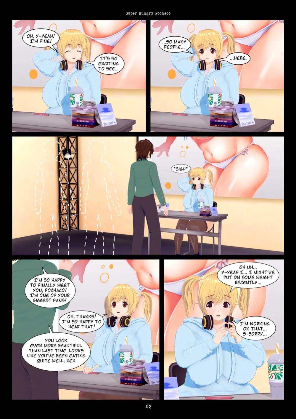 Super Hungry Pochaco