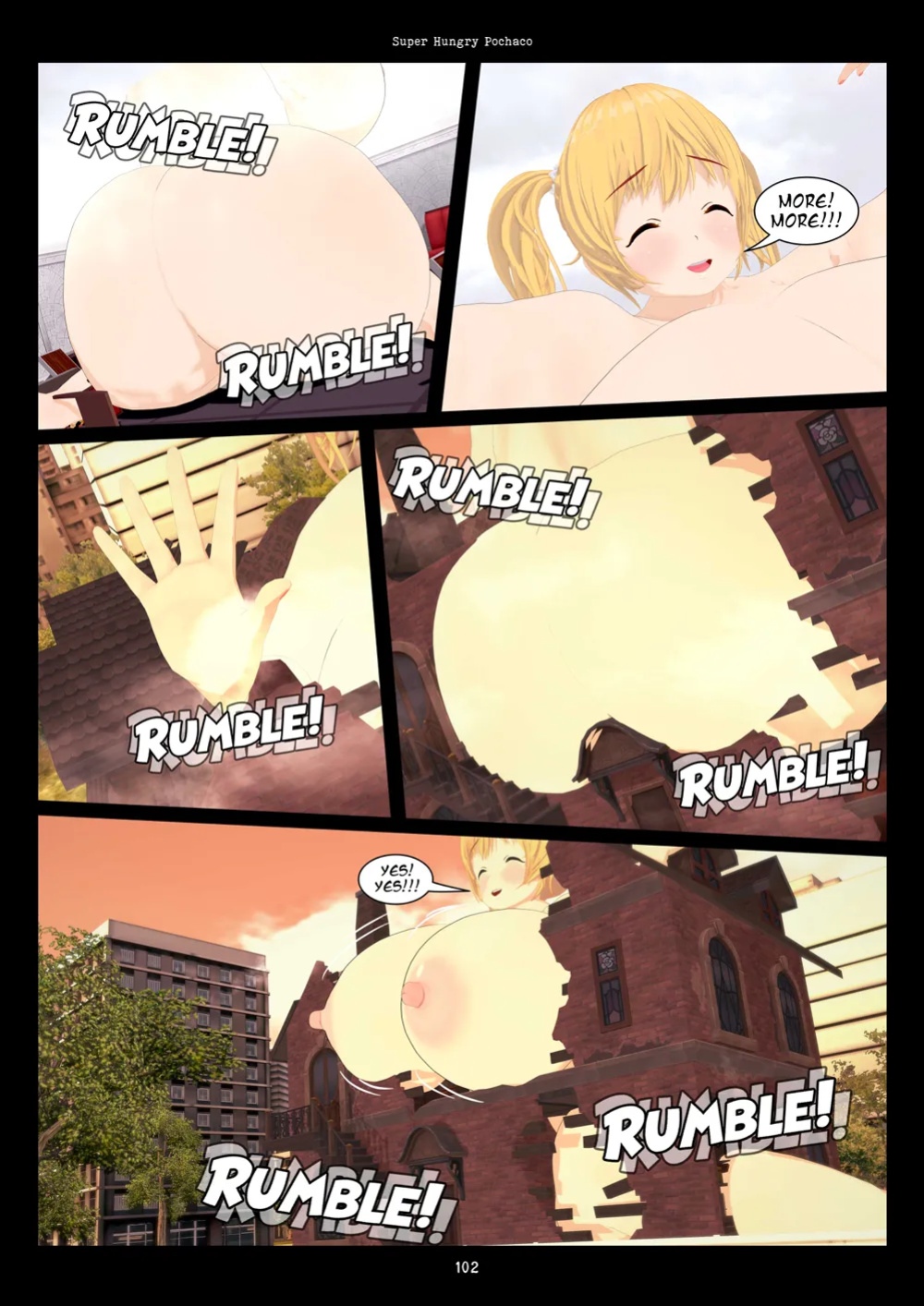 Super Hungry Pochaco