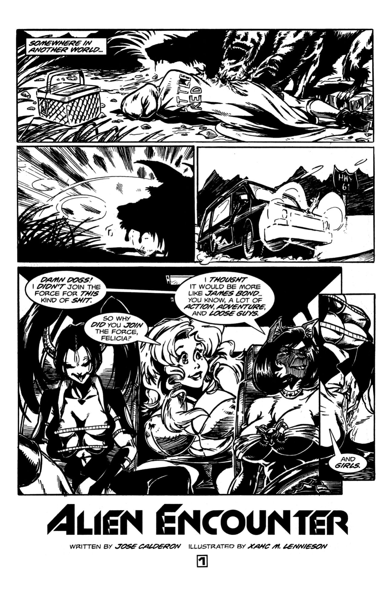 Girls of Terra XXX, Alien Encounter 01