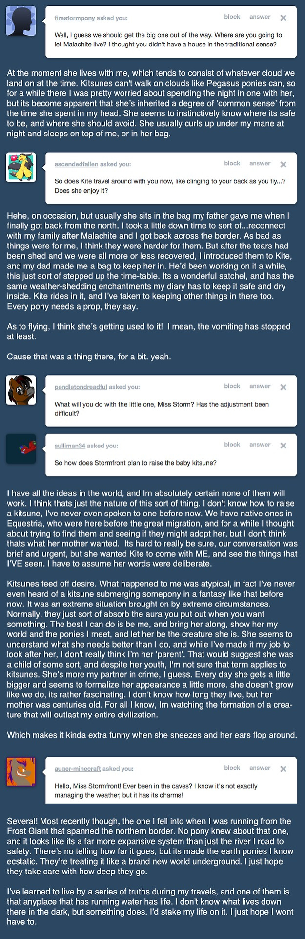 [sevartz] Stories from the front