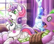 [Vavacung] Spike X Sweetie Bot (My Little Pony: Friendship is Magic)