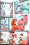 [Kitsune Youaki] Knuckles and Lara-Le's Shower (Sonic The Hedgehog)