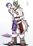 (kuroihoshi) "Greedy Dragon" comic + collored antro pics