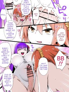[kusayarou] Futanari BB ni Chaldea ga Sennou Shihai Sareru Manga | A manga where Futanari BB brainwashes Chaldea (Fate/Grand Order)