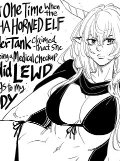 [BB (Baalbuddy) That One Time When the GACHA HORNED ELF Healer Tank claimed that She was doing a Medical Checkup and then did LEWD things to my BODY (Arknights)