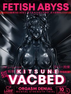 VACBED KITSUNE | LATEX Orgasm Denial | Vibrators | FETISH ABYSS